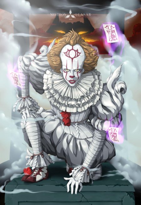 Пеннивайз и самара морган арт