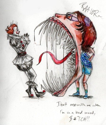 Пеннивайз и самара морган арт