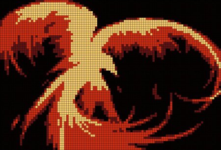 Феникс вышивка