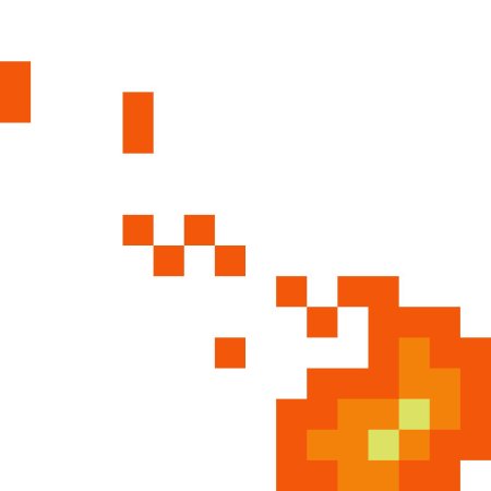 Пиксельный огонь