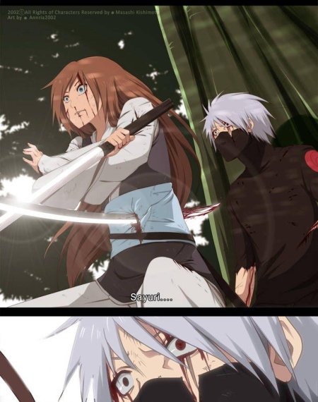 Обито и какаси смерть рин