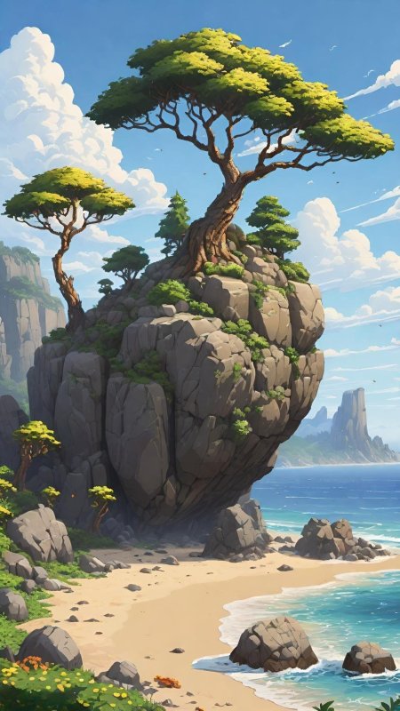 Пейзаж иллюстрация