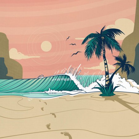 Пляж графика