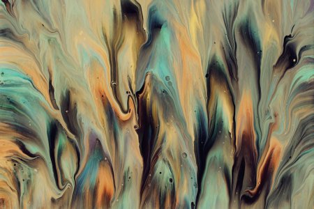 Картина абстракция разводы