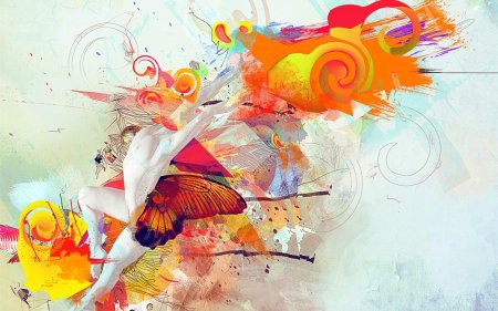 Танец абстракция