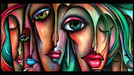 Абстрактная живопись майкл ланг