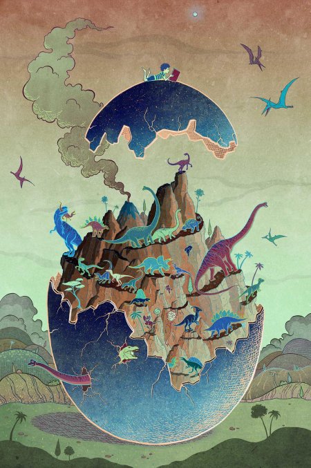 Необычная планета рисунки