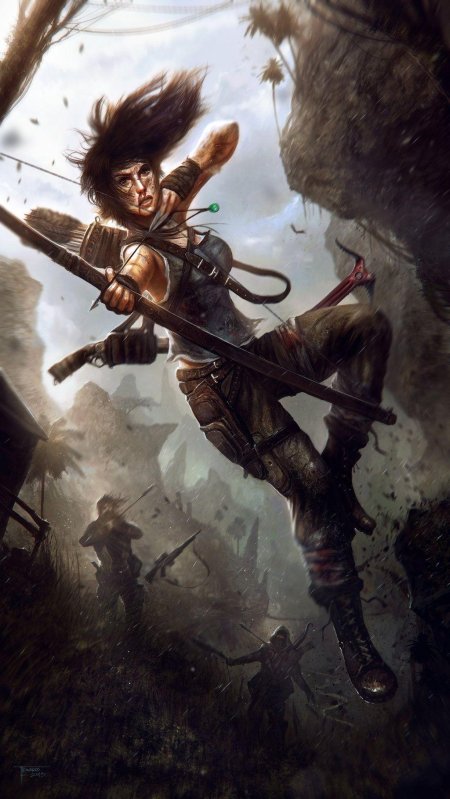 Лара крофт томб райдер арт