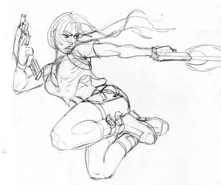 Раскраска томб райдер лара крофт