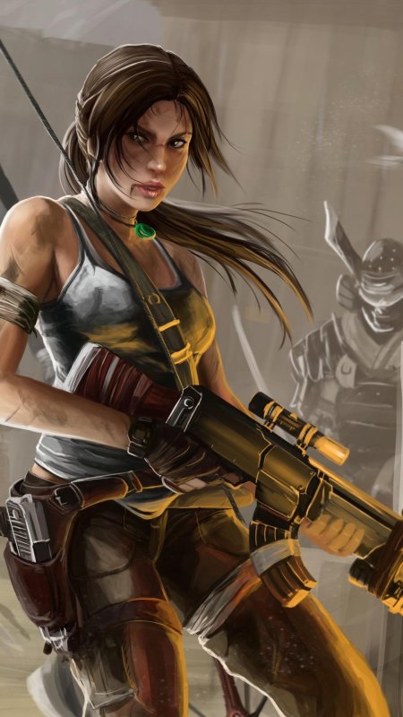 Томб райдер арт