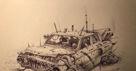 Cоветский дизельпанк. художник андрей ткаченко