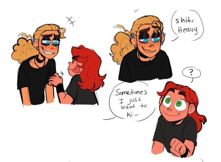 Комиксы метал фэмили хэви и ди