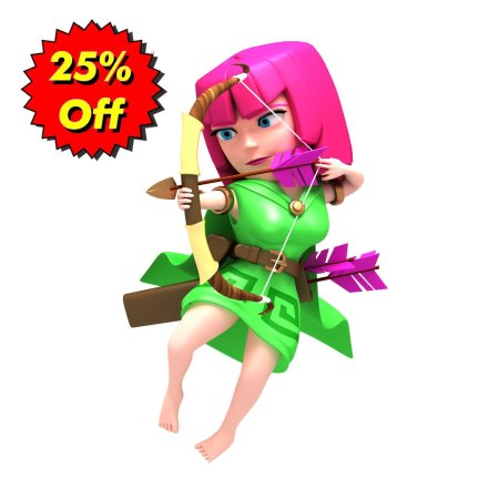 Лучница клэш оф кланс