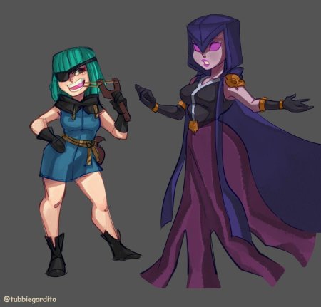 Ночная ведьма клеш рояль rule