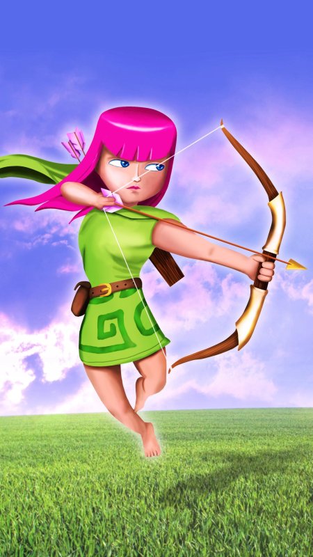 Клеш рояль лучницы