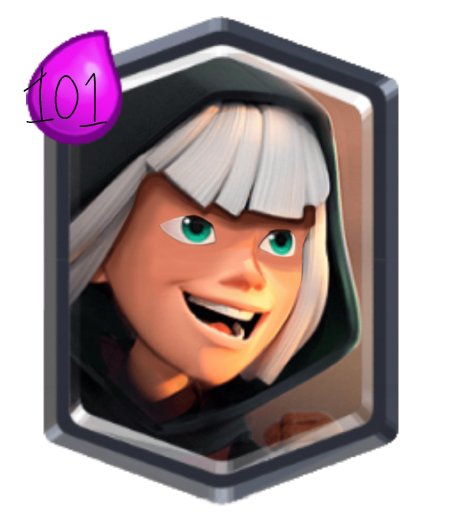 Бандитка клеш рояль арт