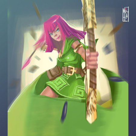 Королева лучниц клеш 18