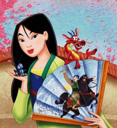 Мулан дисней обложка