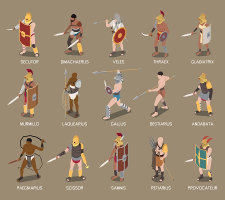 Типы гладиаторов