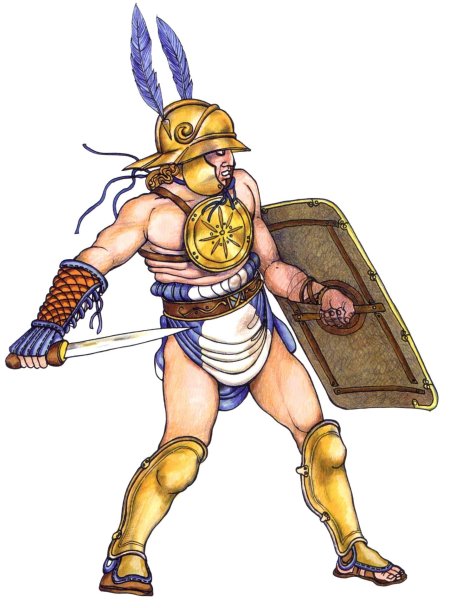 Рисунок гладиатора