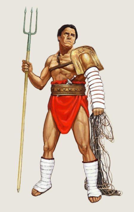 Римский гладиатор ретиарий