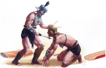 Бои гладиаторов в древнем риме