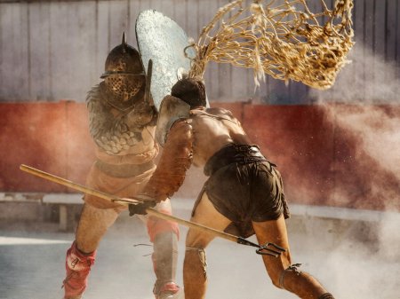 Гладиаторские бои в древнем риме