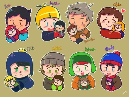 Южный парк стэн кайл картман кенни