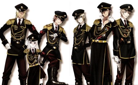 Аниме военная форма