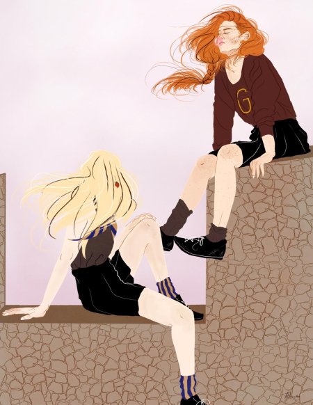 Луна лавгуд и джинни уизли