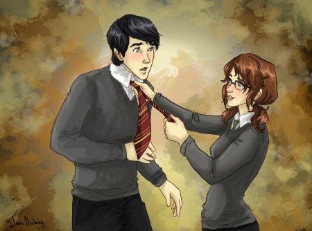 Гермиона грейнджер рон и гарри арт