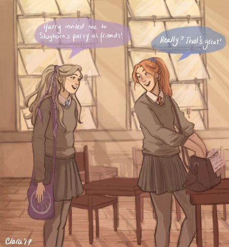 Луна лавгуд и джинни уизли