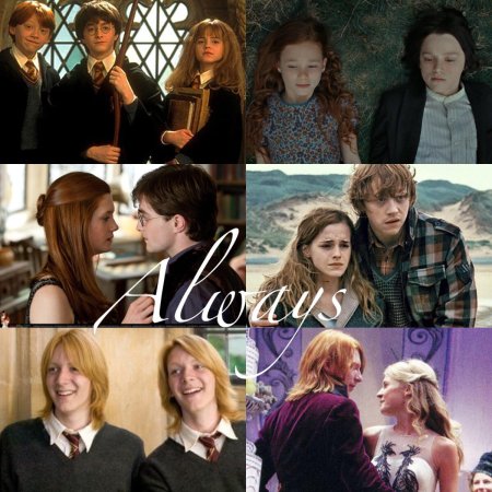 Гарри поттер гермиона и рон