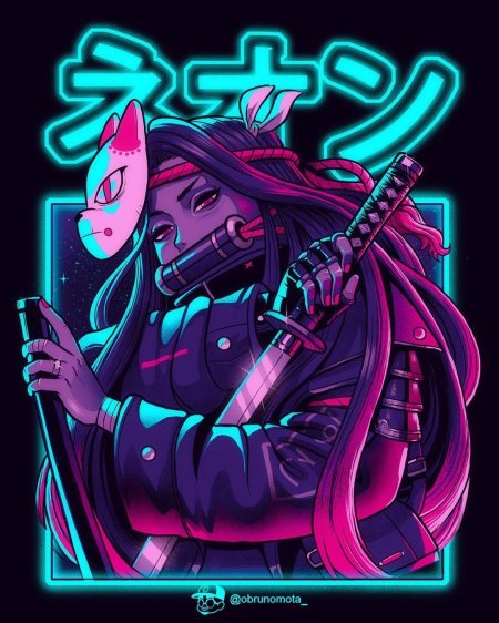 Неон киберпанк