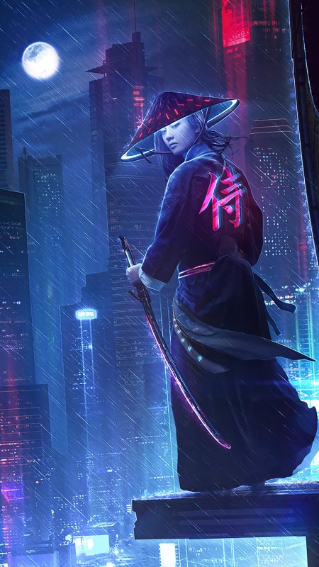 Неоновый самурай