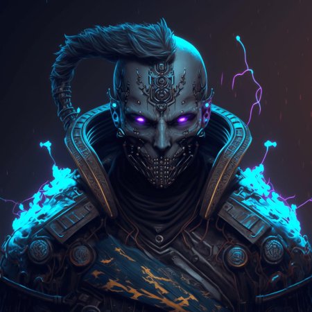 Киберпанк парень