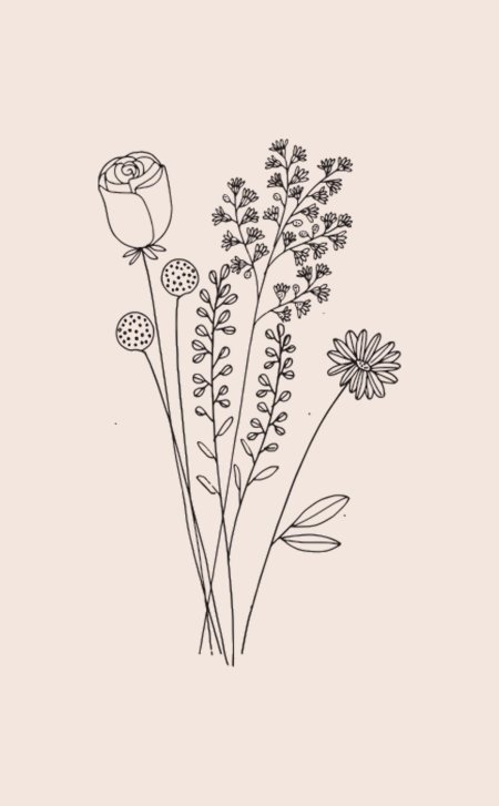 Минимализм цветы