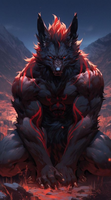 Волк демон