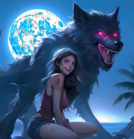 Оборотень девушка