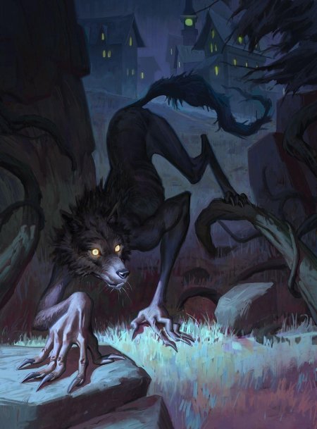 Оборотень волк ликантроп