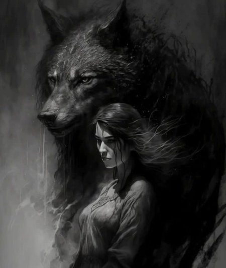 Девушка оборотень