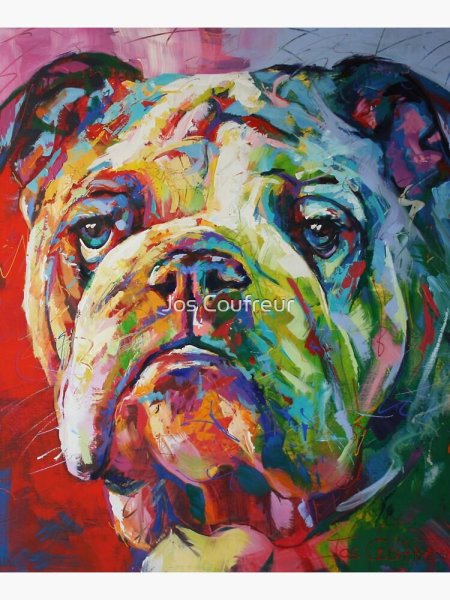 Бульдог арт