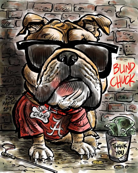 Бульдог с сигарой