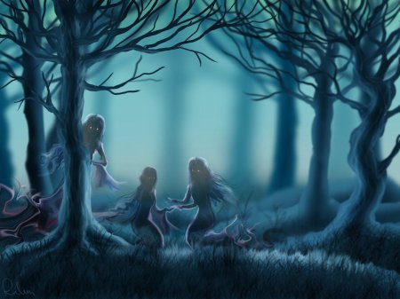 Лес фэнтези