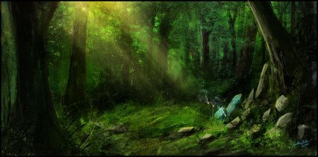 Лес фэнтези