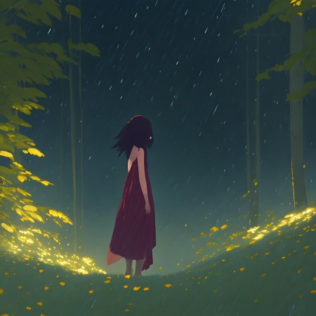 Грустная девушка аниме