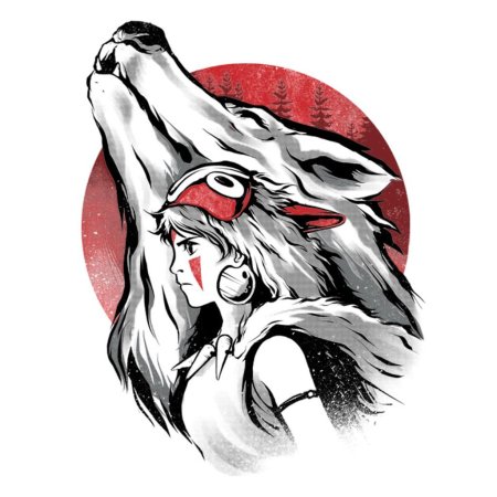 Принцесса мононоке тату