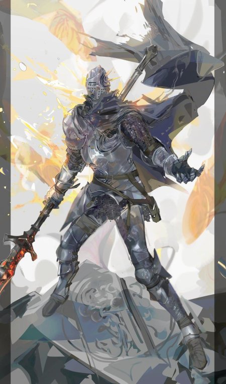 Dark souls серебряный рыцарь арт