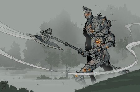 Dark souls гигант йорм и сигвард