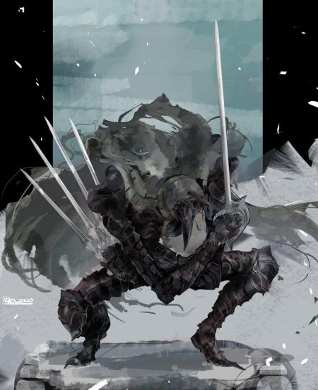 Dark souls corvian knight